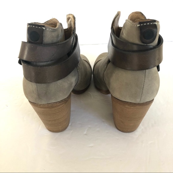 Rag and Bone Harrow Grey Suede Ankle Boots, 36 - Picture 10 of 15